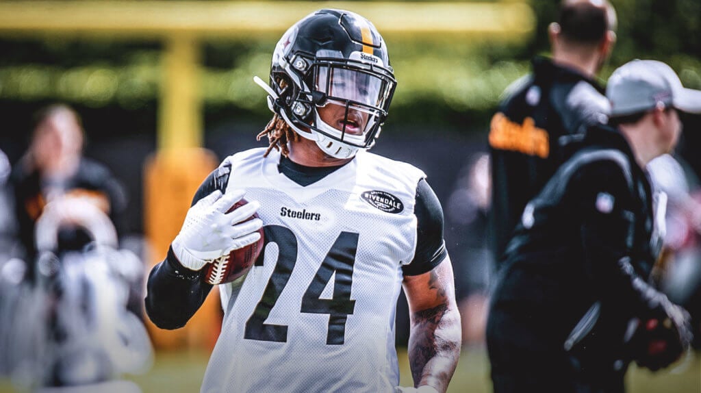Benny Snell of the Pittsburgh Steelers
