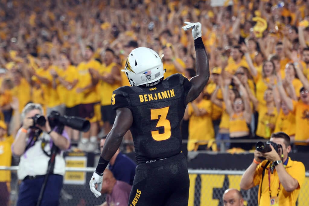 Eno Benjamin riles up the Arizona State crowd